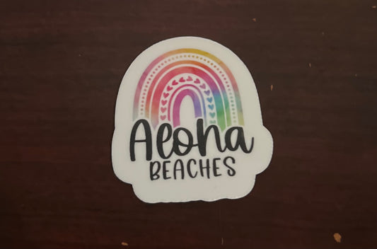 Aloha Beaches Sticker